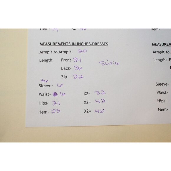 Geary Roark Orange Linen Rayon Sheath Dress Career Size 10 - Picture 12 of 12